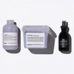 KlipShop Davines Love Smoothing + OI Plaukus glotninantis dovanų rinkinys