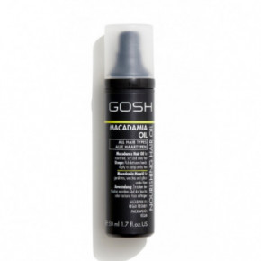 GOSH Copenhagen Macadamia Nourishing Hair Oil Barojošā eļļa 50ml