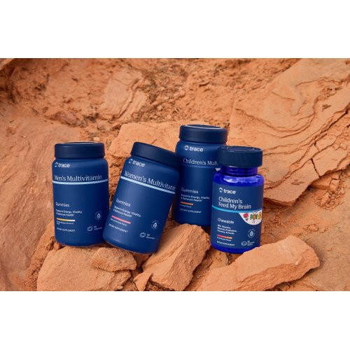Trace Minerals Children's Feed My Brain Maisto papildas vaikams, pamaitink smegenis 60 kapsulių