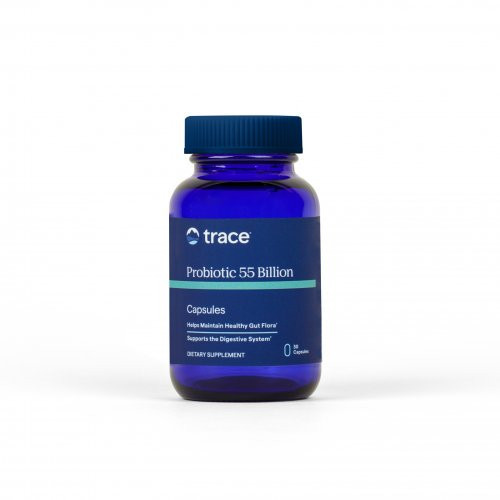 Trace Minerals Probiotic 55 Billion Capsules Gerosios bakterijos 30 kapsulių