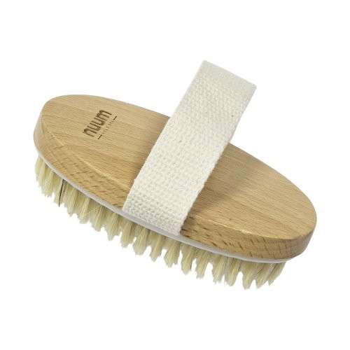 Nuum Cosmetics Dry Exfoliating Body Brush with Soft Massage Beads Masažinis kūno šveitimo šepetys 1vnt.