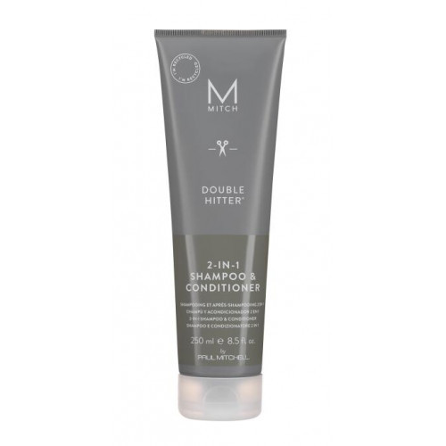 Paul Mitchell Mitch Double Hitter 2in1 Shampoo and Conditioner Šampūnas ir kondicionierius vyrams 250ml