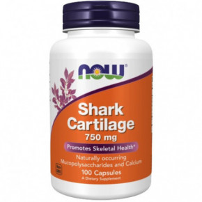 NOW Foods Shark Cartilage 750mg Maisto papildas 100 kapsulių