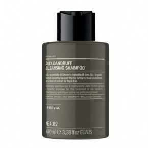 PREVIA Extra Life Oily Dandruff Clenasing Shampoo Šampoon rasvase kõõma korral 100ml