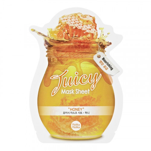 Holika Holika Honey Juicy Mask Lakštinė veido kaukė su medaus ekstraktu 1 vnt.