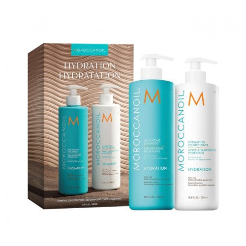 Moroccanoil Hydration Shampoo & Conditioner Duo Drėkinantis rinkinys plaukams