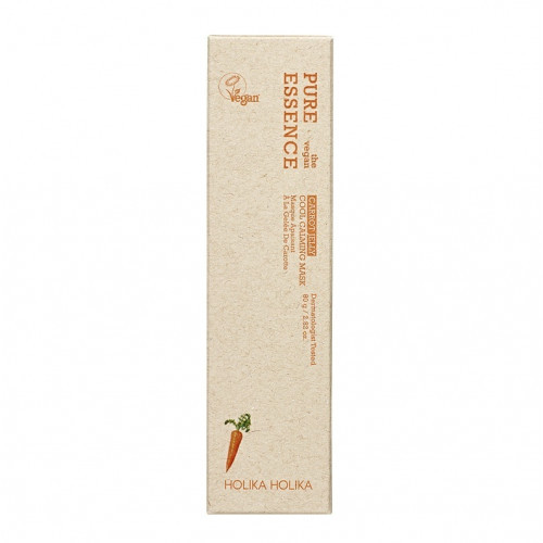 Holika Holika Pure Essence The Vegan Carrot Jelly Cool Calming Mask Raminanti veido kaukė 80g