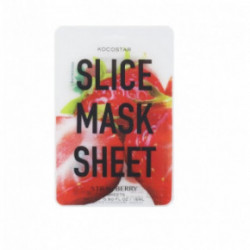 Kocostar Strawberry Slice Mask Sheet Braškinė kaukė