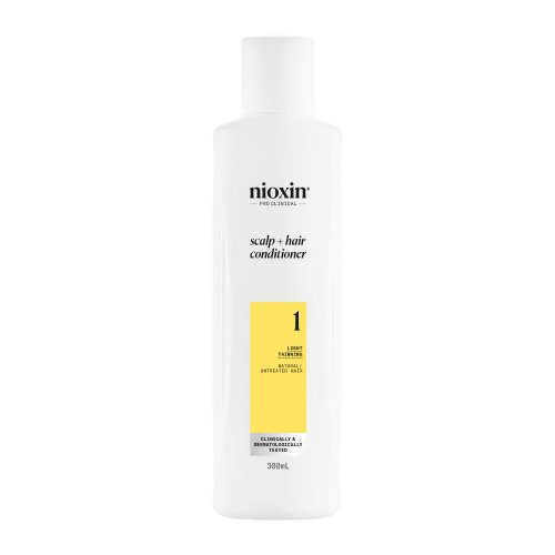 Nioxin Pro Clinical System 1 Conditioner Galvos odos ir plaukų kondicionierius nestipriai retėjantiems plaukams 300ml