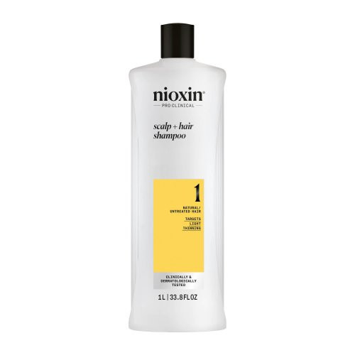 Nioxin Pro Clinical System 1 Shampoo Galvos odos ir plaukų šampūnas nestipriai retėjantiems plaukams 300ml