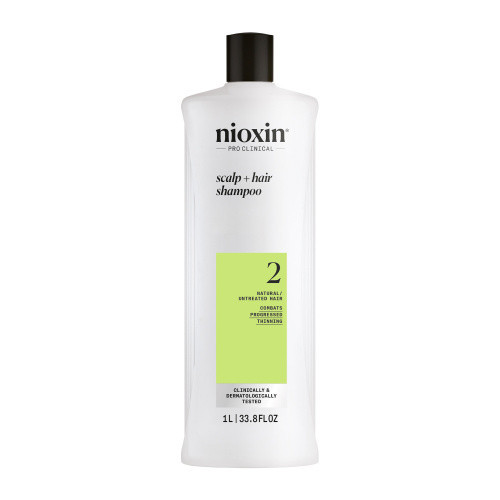 Nioxin Pro Clinical System 2 Shampoo Galvos odos ir plaukų šampūnas stipriai retėjantiems plaukams 300ml