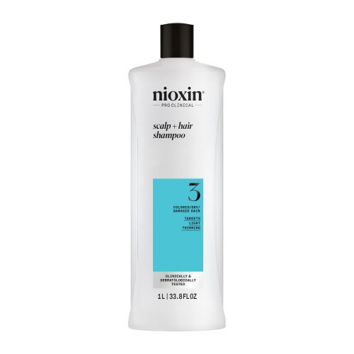 Nioxin Pro Clinical System 3 Shampoo Galvos odos ir plaukų šampūnas nestipriai retėjantiems plaukams 300ml