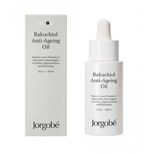 Jorgobé Bakuchiol Anti-Ageing Oil Aliejus veidui su bakučioliu 30ml