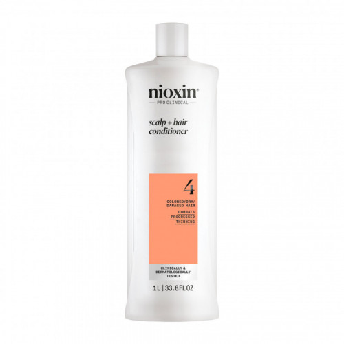 Nioxin Pro Clinical System 4 Conditioner Galvos odos ir plaukų kondicionierius nestipriai retėjantiems plaukams 300ml