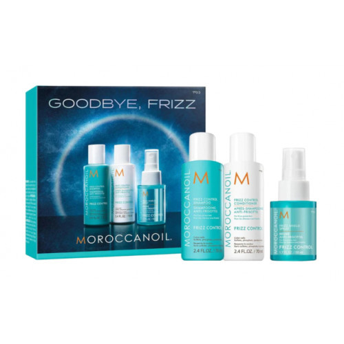 Moroccanoil Goodbye Frizz Kit Plaukų šiaušimąsi mažinančių produktų rinkinys