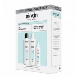 Nioxin Pro Clinical Scalp Recovery Kit Galvos odos atstatymo rinkinys pleiskanotai galvos odai 200ml+200ml+100ml