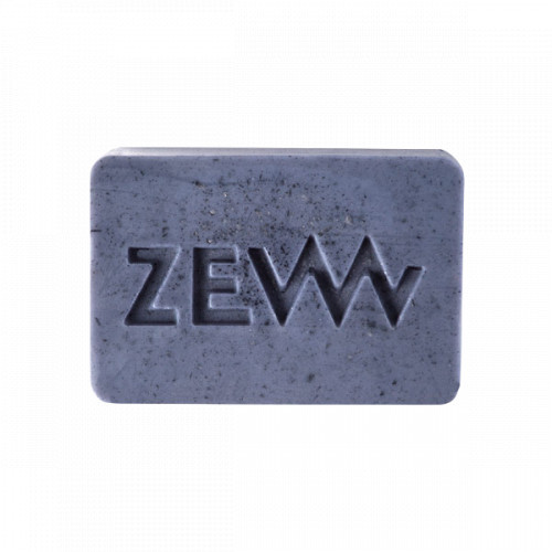 ZEW Shaving Soap With Charcoal Skutimosi muilas su anglimi 85g