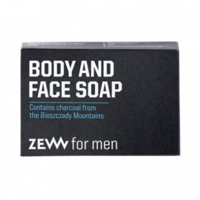 ZEW Face and Body Soap with Charcoal Näo- ja kehaseep söega 85g