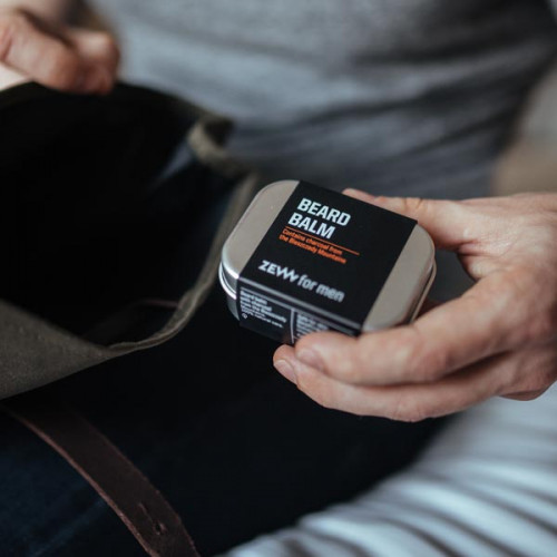 ZEW Beard Balm with Charcoal Balzamas barzdai su anglimi 80g