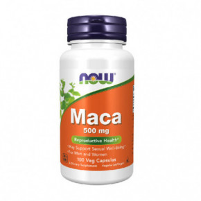 NOW Foods Maca 500mg Toidulisand 100 kapsulit