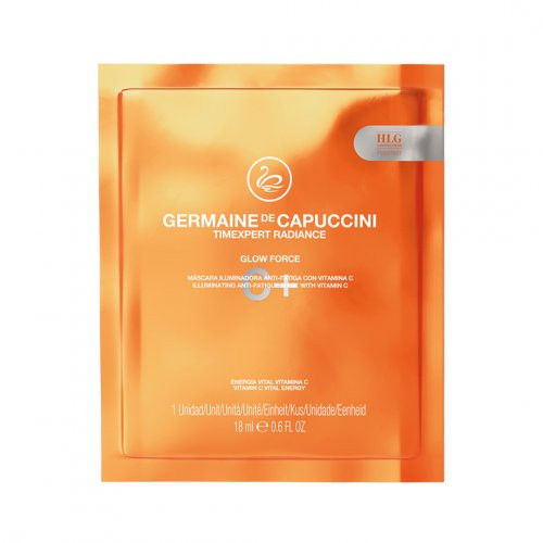 Germaine de Capuccini Timexpert Radiance C+ Illuminating Anti-Fatigue Mask Lakštinė veido kaukė su vitaminu C 1vnt.