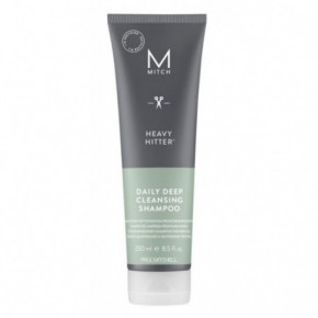 Paul Mitchell Mitch Heavy Hitter Daily Deep Cleansing Shampoo Kasdienis giliai valantis šampūnas vyrams 250ml