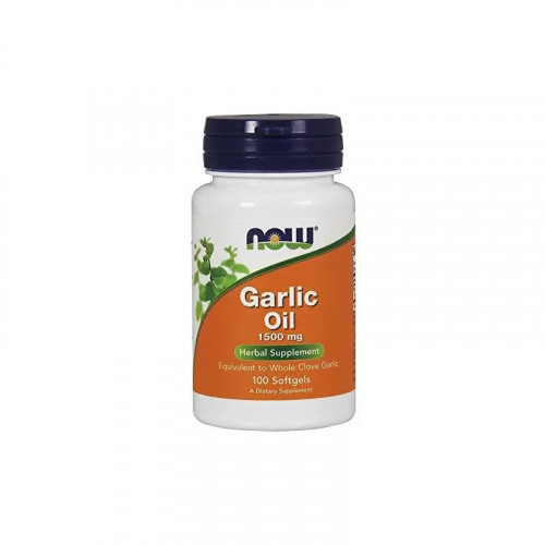 NOW Foods Garlic Oil 1500 mg Česnakų aliejus 250 kapsulių