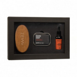 ZEW Simple Lumberjack Hemp Shine Set Blizgesio suteikintis barzdos priežiūros rinkinys