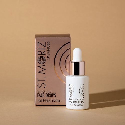 St. Moriz Advanced Tan Boosting Face Drops Veido odos serumas skatinantis įdegį 15ml