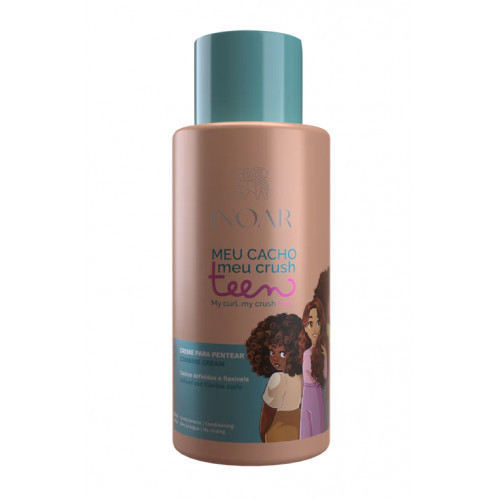 Inoar Meu Cacho Meu Crush Teen Combing Cream Formuojantis šukavimo kremas 500ml