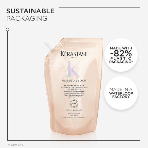 Kérastase Gloss Absolu Bain Hydra-Glaze Drėkinamasis ir žvilgesio suteikiantis šampūnas 250ml