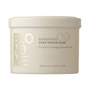 Schwarzkopf Professional BlondMe Bondfinity Deep Repair Mask Intensyviai plaukus atkurianti kaukė 500ml