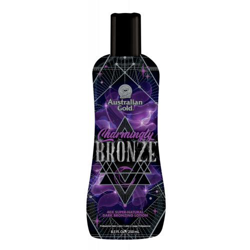 Australian Gold Charmingly Bronze 40x Super Natural Dark Bronzing Lotion Įdegį skatinantis losjonas 250ml