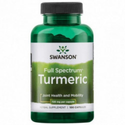 SWANSON Full Spectrum Turmeric Joint Health and Mobility 720mg Ciberžolė 100 kapsulių