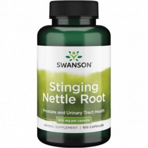 SWANSON Stinging Nettle Root Prostate and Ulinary Trach Health 500mg Didžioji dilgelė 100 kapsulių