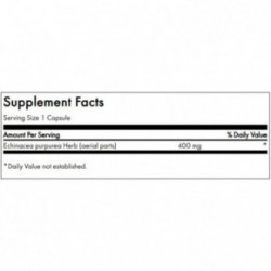 SWANSON Echinacea Immune Health 400mg Ežiuolė 100 kapsulių