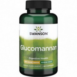 SWANSON Glucomannan Digestive Health 655mg Gliukomananas 90 kapsulių