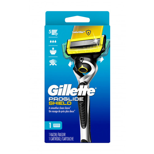 Gillette ProGlide Shield Razor Handle + 1 Blade Refill Skustuvas 1vnt.