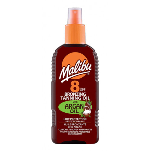 Malibu Bronzing and Tanning Oil With Argan Oil 200ml