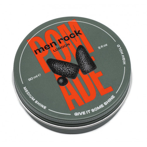 Men Rock Pomade Stiprios fiksacijos, vidutinio žvilgesio plaukų pomada 30ml