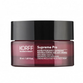 KORFF Supreme Pro Rich Face Cream Atkuriamasis veido kremas nuo raukšlių 50ml