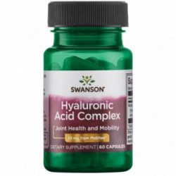 SWANSON Hyaluronic Acid Complex Joint Health nd Mobility 33mg Hialurono ir kalogenas kompleksas 60 kapsulių