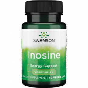 SWANSON Inosine Energy Support Inozinas 60 kapsulių
