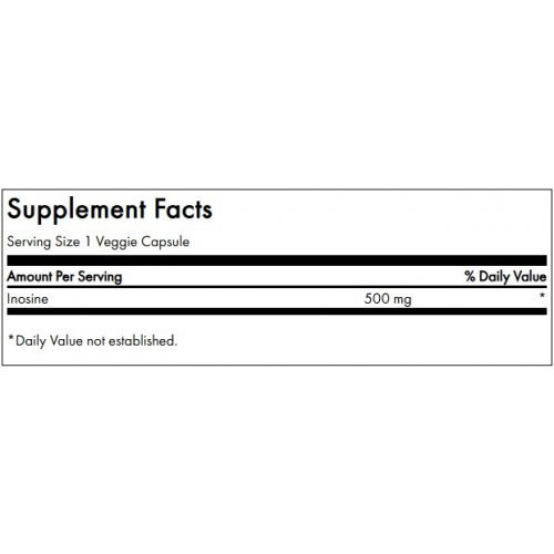 SWANSON Inosine Energy Support Inozinas 60 kapsulių