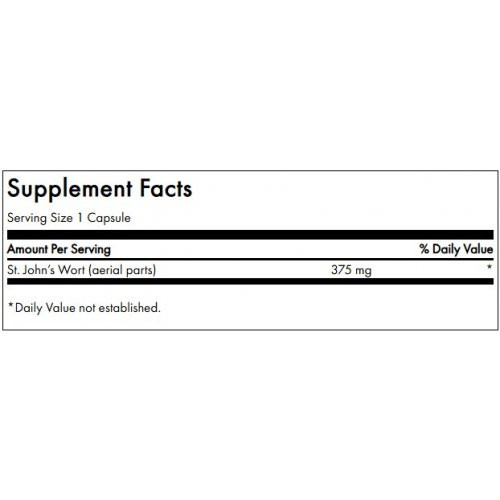 SWANSON Full Spectrum St. John's Wort Mental and Emotional Health 375mg Jonažolė 60 kapsulių