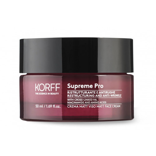 KORFF Supreme Pro Matt Face Cream Atkuriamasis, matinis veido kremas 50ml