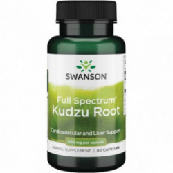 SWANSON Full Spectrum Kudzu Root Cardiovascular and Liver Support 500mg Kudzu šaknis 60 kapsulių