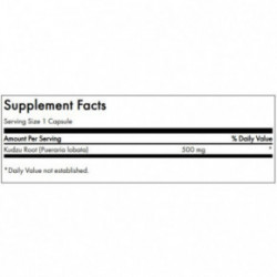 SWANSON Full Spectrum Kudzu Root Cardiovascular and Liver Support 500mg Kudzu šaknis 60 kapsulių