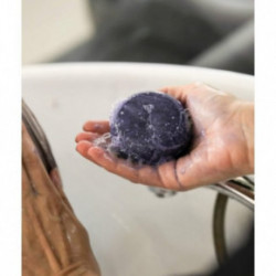 LI:OH The Bar Moonlight Purple Solid Shampoo Pilkinantis, kietasis plaukų šampūnas 85g