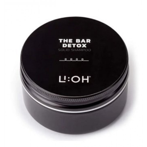 LI:OH The Bar Detox Solid Shampoo Kietasis detoksikuojantis plaukų šampūnas 85g
